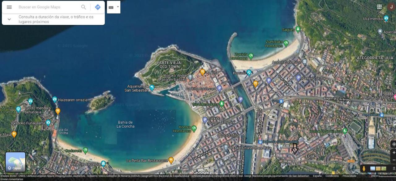 Apartament Luminoso Atico En San-Sebastian San Sebastián Zewnętrze zdjęcie