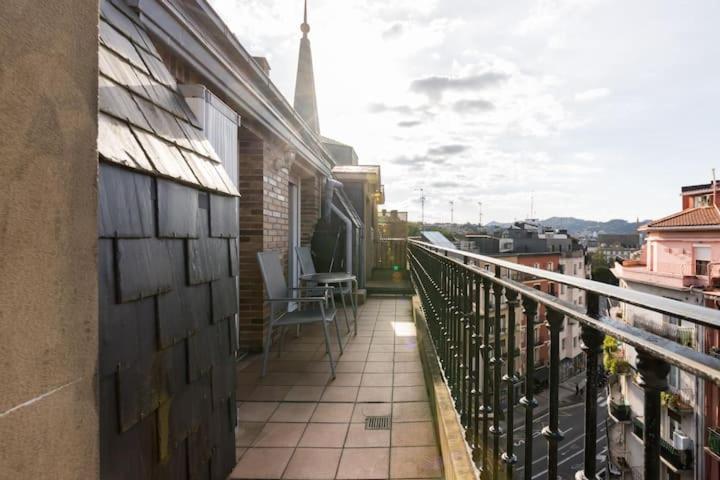 Apartament Luminoso Atico En San-Sebastian San Sebastián Zewnętrze zdjęcie